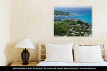 Load image into Gallery viewer, Gallery Wrapped Canvas, Aerial View Island St Thomas Usvi Charlotte Amalie Cruise Bay