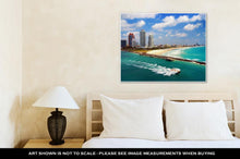 Load image into Gallery viewer, Gallery Wrapped Canvas, Aerial View Of South Miami Beach