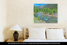 Load image into Gallery viewer, Gallery Wrapped Canvas, A River Runs Through It Pristine Fly Fishing Water In The Mountains