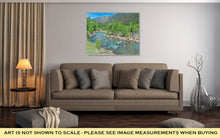 Load image into Gallery viewer, Gallery Wrapped Canvas, A River Runs Through It Pristine Fly Fishing Water In The Mountains