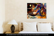Load image into Gallery viewer, Gallery Wrapped Canvas, Abstract Painting On Subject Of Music And Rhythm
