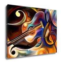 Load image into Gallery viewer, Gallery Wrapped Canvas, Abstract Painting On Subject Of Music And Rhythm
