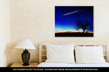Load image into Gallery viewer, Gallery Wrapped Canvas, A Shooting Star Going Across The Starry Night