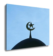 Load image into Gallery viewer, Gallery Wrapped Canvas, A Silhouette Of A Mosque In Thailand