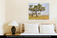 Load image into Gallery viewer, Gallery Wrapped Canvas, African Landscape With A Acacia Tree
