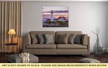 Load image into Gallery viewer, Gallery Wrapped Canvas, A Classic New England Lighthouse The Portland Head Light After Sunset Portland