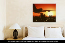 Load image into Gallery viewer, Gallery Wrapped Canvas, Albuquerque New Mexico USA America Skyline Sunrise Landing