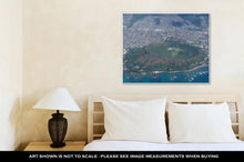 Load image into Gallery viewer, Gallery Wrapped Canvas, Aerial Of Diamond Head Crater Kaimuki Kahala And Honolulu