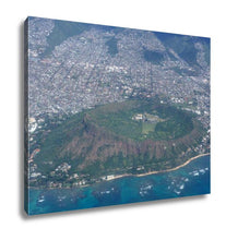 Load image into Gallery viewer, Gallery Wrapped Canvas, Aerial Of Diamond Head Crater Kaimuki Kahala And Honolulu