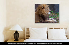 Load image into Gallery viewer, Gallery Wrapped Canvas, African Male Lion