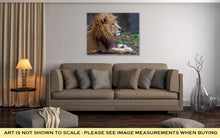 Load image into Gallery viewer, Gallery Wrapped Canvas, African Male Lion