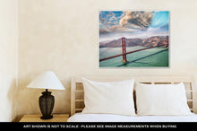 Load image into Gallery viewer, Gallery Wrapped Canvas, Aerial View Of San Francisco Golden Gate Bridge From Helicopter