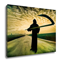 Load image into Gallery viewer, Gallery Wrapped Canvas, Grim Reaper On The Road
