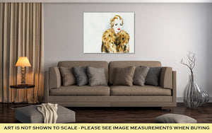 Gallery Wrapped Canvas, Abstract Watercolor Woman Portrait