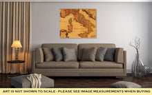 Load image into Gallery viewer, Gallery Wrapped Canvas, Antique Map Of Italy