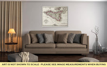 Load image into Gallery viewer, Gallery Wrapped Canvas, Sicily An Other Islands Old Map