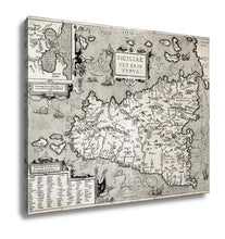 Load image into Gallery viewer, Gallery Wrapped Canvas, Sicily Old Map With Syracuse Detail