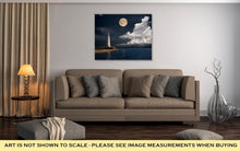 Load image into Gallery viewer, Gallery Wrapped Canvas, Lighthouse At Night