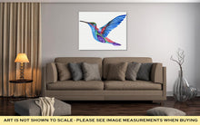 Load image into Gallery viewer, Gallery Wrapped Canvas, Hummingbird Watercolor Painting