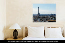 Load image into Gallery viewer, Gallery Wrapped Canvas, Color Dslr Stock Image Of Eiffel Tower Paris France With The Capital Cityscape