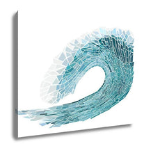 Load image into Gallery viewer, Gallery Wrapped Canvas, Illustration Mosaic Of Wave With Foam