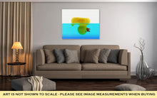 Load image into Gallery viewer, Gallery Wrapped Canvas, Drowning Duck In Blue Water