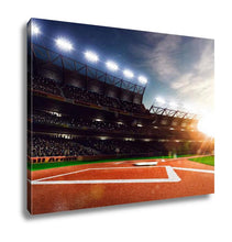 Load image into Gallery viewer, Gallery Wrapped Canvas, Professional Baseball Grand Arena In Sunlight