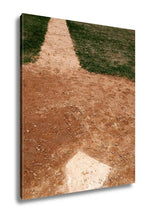 Load image into Gallery viewer, Gallery Wrapped Canvas, Homeplate On Baseball Field