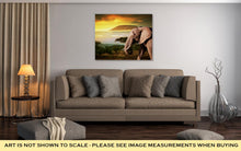 Load image into Gallery viewer, Gallery Wrapped Canvas, Elephant On Savanna Landscape And Mount Kilimanjaro At Sunset