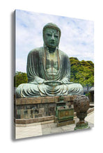 Load image into Gallery viewer, Gallery Wrapped Canvas, The Great Buddha Of Kamakura In Kotokuin Temple Kanagawa Japan With A Height Of