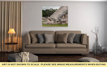 Load image into Gallery viewer, Gallery Wrapped Canvas, Serpent Head Stairway In El Castillo Pyramid Chichen Itzmexico