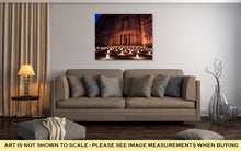 Load image into Gallery viewer, Gallery Wrapped Canvas, Treasury Khasneh Petrjordan Night Petrby Night Light 1800 Candles