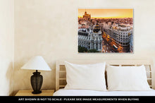 Load image into Gallery viewer, Gallery Wrapped Canvas, Panoramic View Of Gran Vimadrid Spain