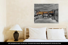 Load image into Gallery viewer, Gallery Wrapped Canvas, Ponte Vecchio By Day Florence Or Firenze Italia