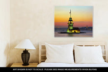 Load image into Gallery viewer, Gallery Wrapped Canvas, Maidens Tower Kiz Kulesi Istanbul Turkey