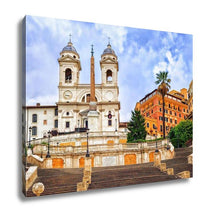 Load image into Gallery viewer, Gallery Wrapped Canvas, Spanish Steps Rome Italy