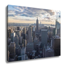 Load image into Gallery viewer, Gallery Wrapped Canvas, New York City Skyline At Dusk