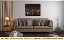 Load image into Gallery viewer, Gallery Wrapped Canvas, Chicago At Night In Winter Day