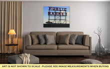 Load image into Gallery viewer, Gallery Wrapped Canvas, Seattle Public Market Center Sign Pike Place Market Seattle Wa USA