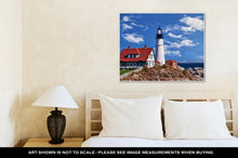 Load image into Gallery viewer, Gallery Wrapped Canvas, Portland Head Lighthouse In Maine