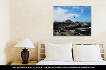 Load image into Gallery viewer, Gallery Wrapped Canvas, Portland Head Lighthouse In Maine