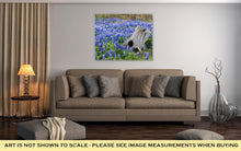Load image into Gallery viewer, Gallery Wrapped Canvas, Austin Beautiful Texas Bluebonnets Field And Tree Stump