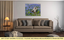 Load image into Gallery viewer, Gallery Wrapped Canvas, Austin Beautiful Texas Bluebonnets Field And Tree Stump