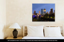 Load image into Gallery viewer, Gallery Wrapped Canvas, Houston Night Skyline