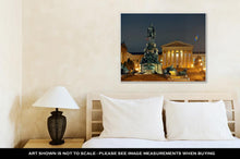 Load image into Gallery viewer, Gallery Wrapped Canvas, Philadelphiart Museum At Night As Famous City Attractions