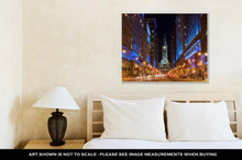 Load image into Gallery viewer, Gallery Wrapped Canvas, Philadelphicity Hall By Night Pennsylvaniusa