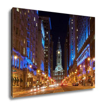 Load image into Gallery viewer, Gallery Wrapped Canvas, Philadelphicity Hall By Night Pennsylvaniusa