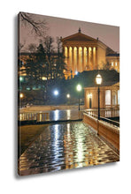 Load image into Gallery viewer, Gallery Wrapped Canvas, Philadelphia Art Museum At Night As The Famous City Attractions
