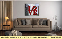 Load image into Gallery viewer, Gallery Wrapped Canvas, Love Park Philadelphia