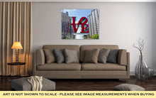 Load image into Gallery viewer, Gallery Wrapped Canvas, Love Plaza